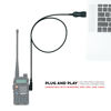 Picture of BTECH PC03 FTDI Genuine USB Programming Cable, BaoFeng UV-5R BF-F8HP UV-82HP BF-888S, and Kenwood Radios