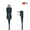 Picture of BTECH PC03 FTDI Genuine USB Programming Cable, BaoFeng UV-5R BF-F8HP UV-82HP BF-888S, and Kenwood Radios