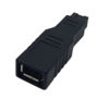 Picture of CERRXIAN FireWire IEEE 1394 Type A 400 6 Pin Female to 1394 Type B 800 9 Pin Male Data Transfer Adapter Converter