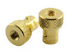 Picture of DHT Electronics 2pcs RF coaxial Coax Adapter SMA Male to BNC Female goldplated