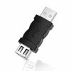 Picture of SKYPIA New Firewire IEEE 1394 6 Pin Female F to USB M Male Adaptor Converter