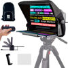 Picture of TELEPROMPTER PAD iLight PRO 12" Autocue teleprompter iPad Tablet - Kit teleprompter for Video with Remote Control, APP & Carry Bag, Beam Splitter Prompter DSLR, iPhone, APP for Apple Android Mac Win