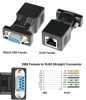 Picture of DTech DB9 to RJ45 Serial Adapter RS232 Female to RJ-45 Female Ethernet Converter Compatible with Standard 9 Pin RS-232 Devices