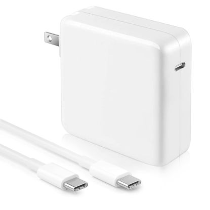 Picture of Mac Book Pro Charger - 118W USB C Fast Charger Power Adapter Compatible with USB C Port MacBook Pro/MacBook Air 16 15 14 13 Inch, New iPad Pro and All USB C Device, Included 7.2ft USB C Charge Cable