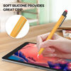 Picture of TRONWIN iPencil Case for Apple Pencil 1st Generation Sleeve Silicone Protective Cover Perfect Grip Skin Classic Design with Sturdy Clip Compatible with Apple Pencil 1st Generation (Yellow)