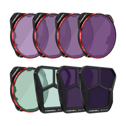 Picture of Freewell All Day 8 Pack ND/PL, ND, UV, CPL Filters Compatible with Mavic 3 Pro/Mavic 3 Pro Cine