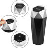 Picture of OUDEW 2 Packs Car Trash Can with Lid, New Car Dustbin Diamond Design, Leakproof Vehicle Trash Bin, Mini Garbage Bin for Automotive Car Home Office Kitchen Bedroom(Silver)