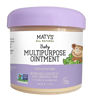 Picture of Maty's All Natural Multipurpose Baby Ointment for Diaper Rash, Cradle Cap, Dry Skin, Chapped Lips and More - Petroleum & Fragrance Free - Made with Coconut & Jojoba Oils - 10 oz