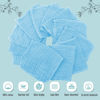 Picture of Cute Castle 12 Pack Muslin Burp Cloths for Baby - Ultra-Soft 100% Cotton Baby Washcloths - Large 20'' by 10'' Super Absorbent Milk Spit Up Rags - Burpy Cloths for Unisex, Boy, Girl - Aquamarine