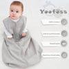 Picture of Yoofoss Baby Sleep Sack 3-6 Months 100% Cotton 0.5 TOG Baby Sleeping Bag 2-Way Zipper Toddler Wearable Blankets 3 Pack Breathable Lightweight (Small)