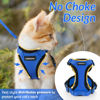 Picture of rabbitgoo Cat Harness and Leash for Walking, Escape Proof Soft Adjustable Vest Harnesses for Cats, Easy Control Breathable Reflective Strips Jacket, Navy, XS(Chest: 13.5"-16")