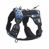 Picture of Auroth Tactical Dog Training Harness No Pulling Front Clip Leash Adhesion Reflective K9 Pet Working Vest Easy Control for Small Medium Large Dogs Blue Camo L