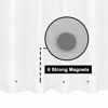 Picture of Barossa Design Frosted Shower Curtain Liner with 6 Magnets - Waterproof PEVA Shower Liner for Bath Tub, 72" x 72" Standard Size, PVC Free, Metal Grommets - Frost, 72x72