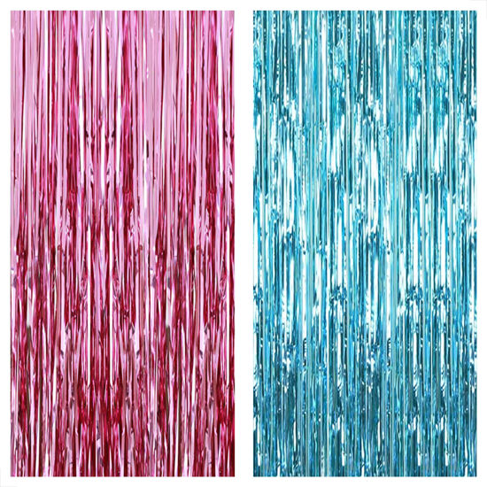  Iridescent Green Streamers Backdrop - Large, 64x8