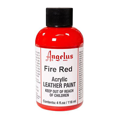 Picture of Angelus Acrylic Leather Paint Fire Red 4oz