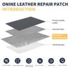 Picture of ONine Leather Repair Tape 3X60 inch Patch Leather Adhesive for Sofas, Car Seats, Handbags, Jackets,First Aid Patch (Gray)