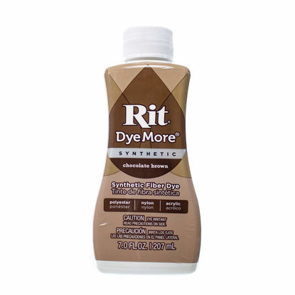 Picture of Synthetic Rit Dye More Liquid Fabric Dye - Wide Selection of Colors - 7 Ounces - Chocolate Brown