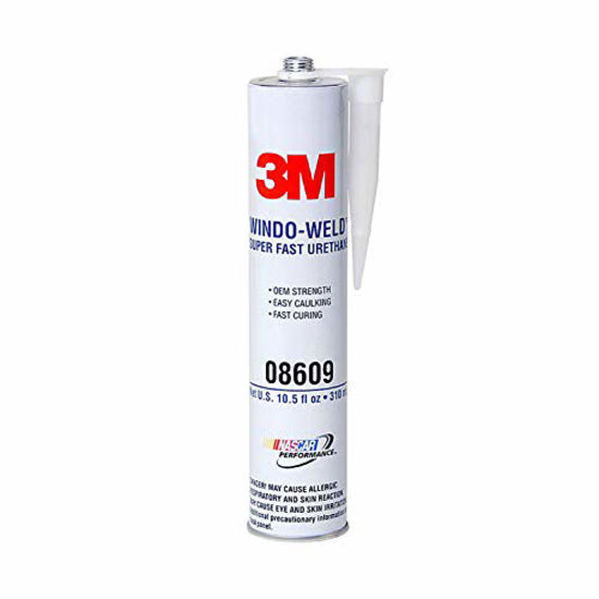 Picture of 3M 08609 Window-Weld Super Fast Urethane Black Cartridge - 10.5 fl oz.