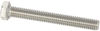 Picture of 1/4-20 x 5" Hex Head Screw Bolt, Fully Threaded, Stainless Steel 18-8, Plain Finish, Quantity 10