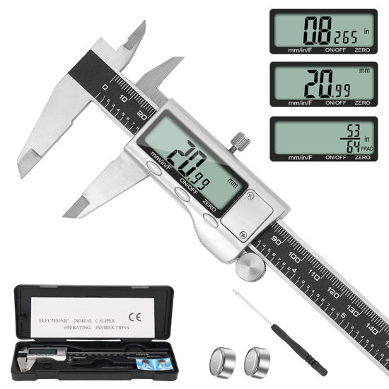 Large caliper outlet measuring tool