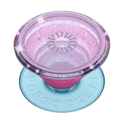 Picture of PopSockets Translucent Phone Grip with Expanding Kickstand, PopSockets for Phone -Translucent Glitter Lavender