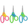 Picture of Westcott 14597 Right- and Left-Handed Scissors with Anti-Microbial Protection, Soft Handle Kids' Scissors, Ages 4-8, 5-Inch Pointed Tip