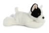 Picture of Aurora® Adorable Mini Flopsie™ French Bulldog Pup Stuffed Animal - Playful Ease - Timeless Companions - White 8 Inches