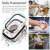 Picture of Goton 2 in 1 Waterproof Case for Apple Watch Ultra Screen Protector 49mm, 360 Protective Glass Face Cover Hard PC Bumper + Back Frame for iWatch Ultra Accessories 49 mm, Clear