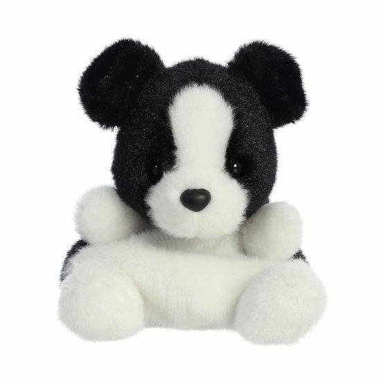 Picture of Aurora® Adorable Palm Pals™ Brody Collie™ Stuffed Animal - Pocket-Sized Fun - On-The-Go Play - Black 5 Inches