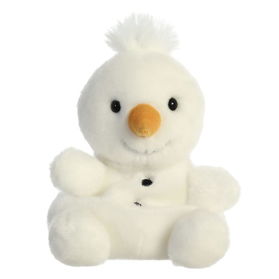 Picture of Aurora® Adorable Palm Pals™ Froyo Snowman Stuffed Animal - Pocket-Sized Fun - On-The-Go Play - White 5 Inches