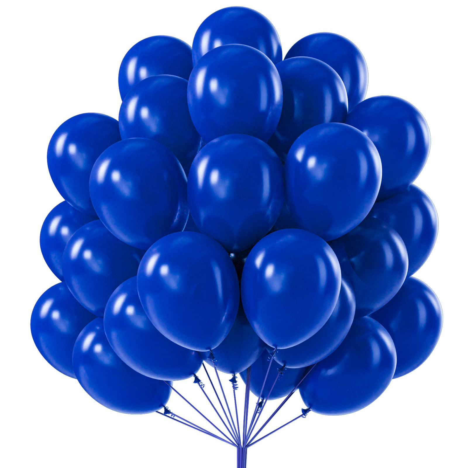 GetUSCart- PartyWoo Blue Balloons, 50 Pcs 12 Inch Dark Blue Balloons ...