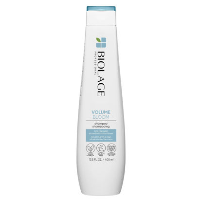 Picture of Biolage Volume Bloom Shampoo | Volumizing Shampoo | Lightweight Volume & Shine | For Fine Hair | Paraben & Silicone-Free | Vegan | Cruelty Free | Salon Shampoo | 13.5 Fl. Oz