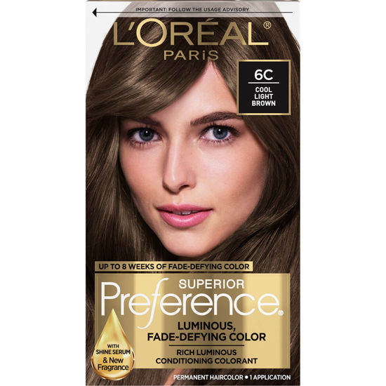 L'Oréal Paris Superior Preference Permanent Hair Color, 5C Cool Medium  Brown - Shop Hair Color at H-E-B