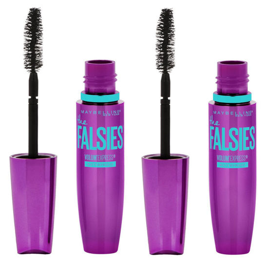 Picture of Maybelline New York Volum' Express Falsies Volumizing Waterproof Mascara, Very Black, 2 Count