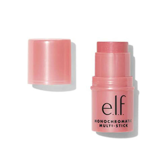 Picture of e.l.f. Monochromatic Multi Stick, Luxuriously Creamy & Blendable Color, For Eyes, Lips & Cheeks, Dazzling Peony, 0.17 oz (5 g)