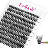 Picture of Large Tray 40D Individual Lashes Mixed Tray Volume Cluster Lashes Black Mink Under Eyelash Clusters DIY Lash Extension Kit (40D-0.07-D, 8-16mm)