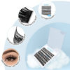 Picture of Lash Clusters 84 Pcs Cluster Lashes Eyelash Clusters DIY Cluster Eyelash Extensions Individual Lashes Thin Band & Soft(Morning,D-16)