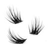 Picture of Lash Clusters DIY Eyelash Extensions 72 Pcs Cluster Eyelash Extensions 10mm Cluster Lashes C Curl Lash Clusters Thin Stem Eyelash Clusters Reusable Makeup for Self-application (Sparkle C 10mm)