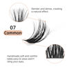 Picture of Lash Clusters DIY Eyelash Extensions 72 Pcs Cluster Eyelash Extensions 12mm Cluster Lashes C Curl Lash Clusters Thin Stem Eyelash Clusters Reusable Makeup for Self-application (Common R-07 C 12mm)