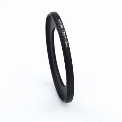 Picture of 77mm to 55mm /77mm-55mm Step-Down Ring Filter Adapter for All Brands UV,ND,CPL,Metal Step-Down Ring Adapter