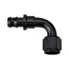 Picture of EVIL ENERGY 4AN 90 Degree Push Lock Hose Fitting End Black