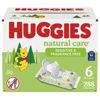 Picture of Huggies Natural Care Sensitive Baby Wipes, Unscented, Hypoallergenic, 6 Flip-Top Packs (288 Wipes Total)