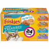 Picture of Purina Friskies Gravy Wet Cat Food Variety Pack, Tasty Treasures Prime Filets - (24) 5.5 oz. Cans