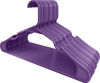 Picture of Utopia Home Clothes Hangers 30 Pack - Plastic Hangers Space Saving - Durable Coat Hanger with Shoulder Grooves (Purple)