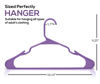 Picture of Utopia Home Clothes Hangers 30 Pack - Plastic Hangers Space Saving - Durable Coat Hanger with Shoulder Grooves (Purple)