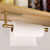 Picture of Paper Towel Holders,Paper Towels Rolls - for Kitchen,Paper Towels Bulk- Self-Adhesive Under Cabinet,Both Available in Adhesive and Screws,Stainless Steel Paper Towel Holder (Gold 2PC)