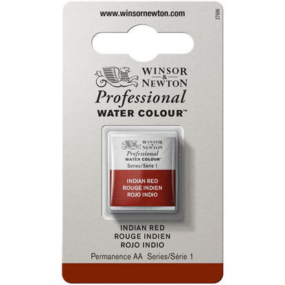 Picture of Winsor & Newton Professional Watercolor, Half Pan, Indian Red