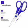 Picture of Scissors Bulk 24-Pack, BURVAGY 8" Multipurpose Sharp Scissors for School Office Home，All Purpose Scissors Stainless Steel Blades Safety Soft Grip Handles,Right/Left Handed…