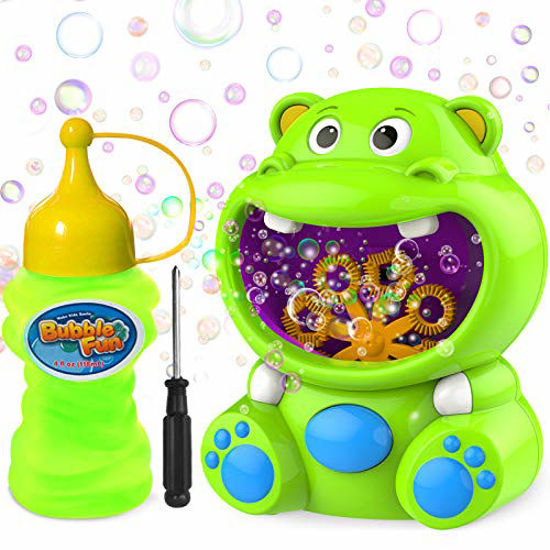 GetUSCart- WisToyz Bubble Machine Bubble Blower Hippo Bubble Toys with ...