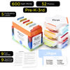 Picture of Think Tank Scholar 652 Sight Words/Phonics Flash Cards, Learn to Read: CVC Blends, Short/Long Vowel Sounds, Dolch & Fry High Frequency Site Words + Games: Preschool PreK Kindergarten 1st 2nd 3rd Grade